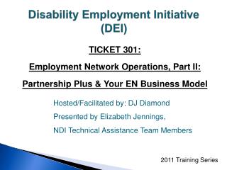 Disability Employment Initiative (DEI)