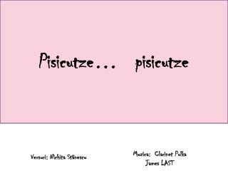 Pisicutze… pisicutze