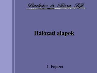 Hálózati alapok