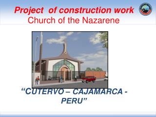 Project of construction work Church of the Nazarene