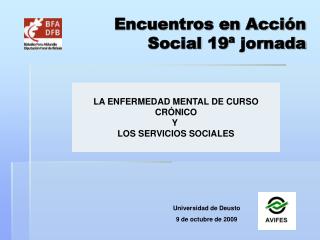 Encuentros en Acción Social 19ª jornada