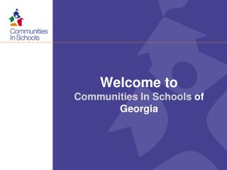 Welcome to Communities In Schools of Georgia