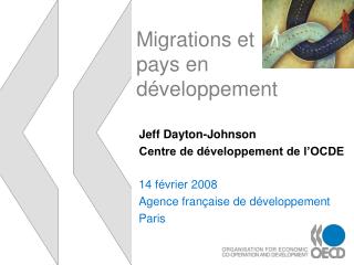 Migrations et pays en développement