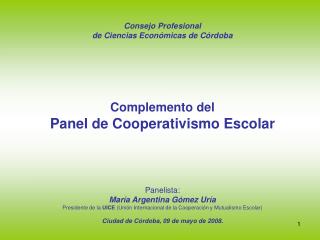 Consejo Profesional de Ciencias Económicas de Córdoba Complemento del