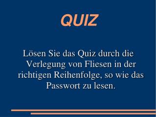 QUIZ