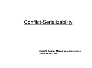 Conflict-Serializability