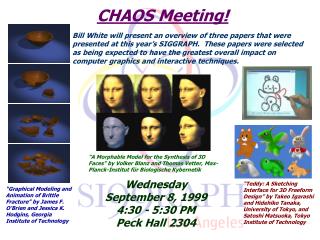 CHAOS Meeting!
