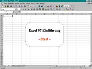 Excel 97 Einführung - Start -