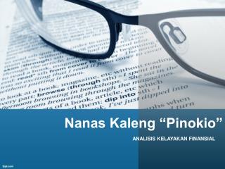 Nanas Kaleng “Pinokio”