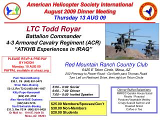 LTC Todd Royar Battalion Commander 4-3 Armored Cavalry Regiment (ACR)