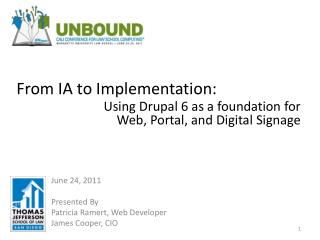 From IA to Implementation: