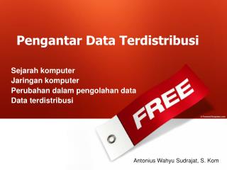 Pengantar Data Terdistribusi