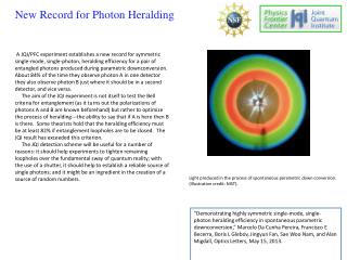 New Record for Photon Heralding