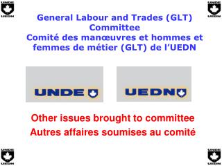 Other issues brought to committee Autres affaires soumises au comité