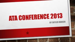 ATA Conference 2013