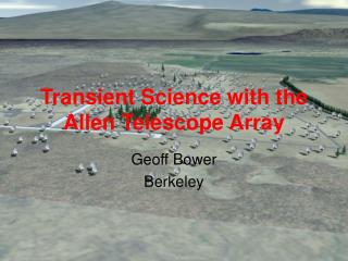 Transient Science with the Allen Telescope Array