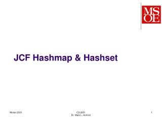 JCF Hashmap &amp; Hashset