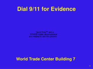 Dial 9/11 for Evidence