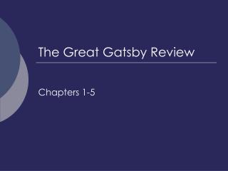 The Great Gatsby Review