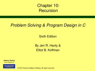 Chapter 10: Recursion