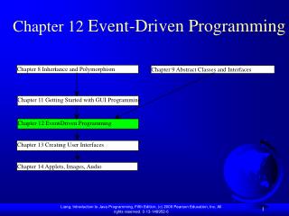 Chapter 12 Event-Driven Programming