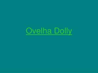 Ovelha Dolly