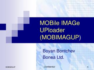 MOBile IMAGe UPloader (MOBIMAGUP )