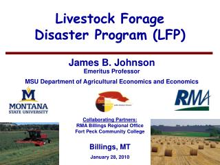 Livestock Forage Disaster Program (LFP)