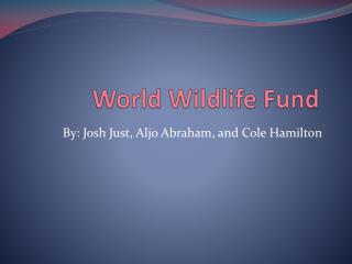 World Wildlife Fund