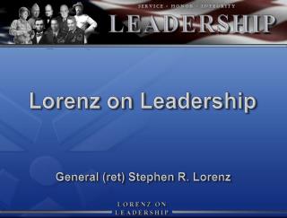 Lorenz on Leadership