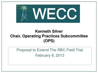 Kenneth Silver Chair, Operating Practices Subcommittee (OPS)
