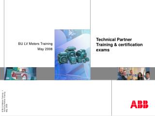 Technical Partner Training &amp; certification exams