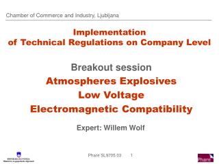 Implementation of Technical Regulations on Company Level