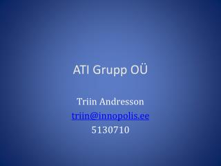 ATI Grupp OÜ