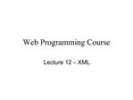 Web Programming Course