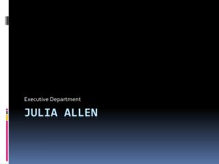 Julia Allen