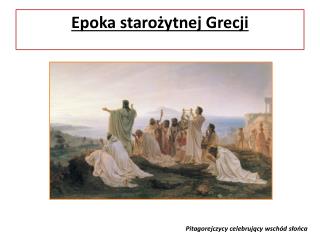 Epoka starożytnej Grecji