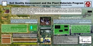 Soil Quality Assessment and the Plant Materials Program
