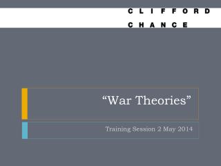 “War Theories”