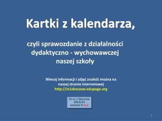Kartki z kalendarza,