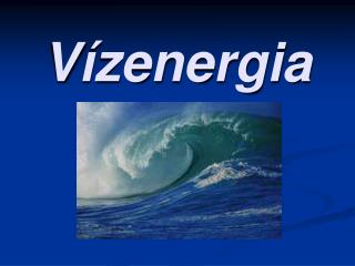 Vízenergia