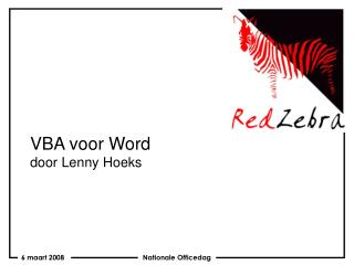 VBA voor Word door Lenny Hoeks