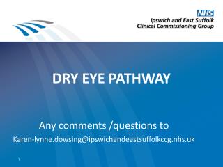 DRY EYE PATHWAY