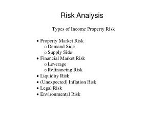 Risk Analysis