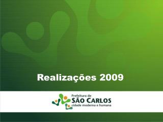 Realizações 2009
