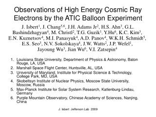 Observations of High Energy Cosmic Ray Electrons by the ATIC Balloon Experiment