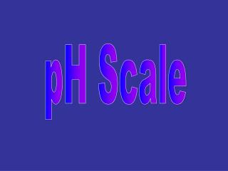 pH scale