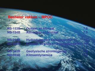 Bachelor vakken – MPOC