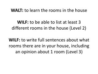 ¿Qué hay en tu casa ? = What is there in your house ?