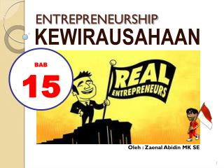 ENTREPRENEURSHIP